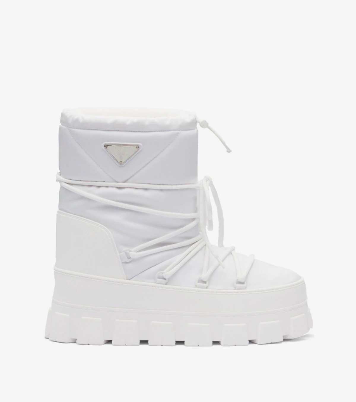 Nylon gabardine après ski boots