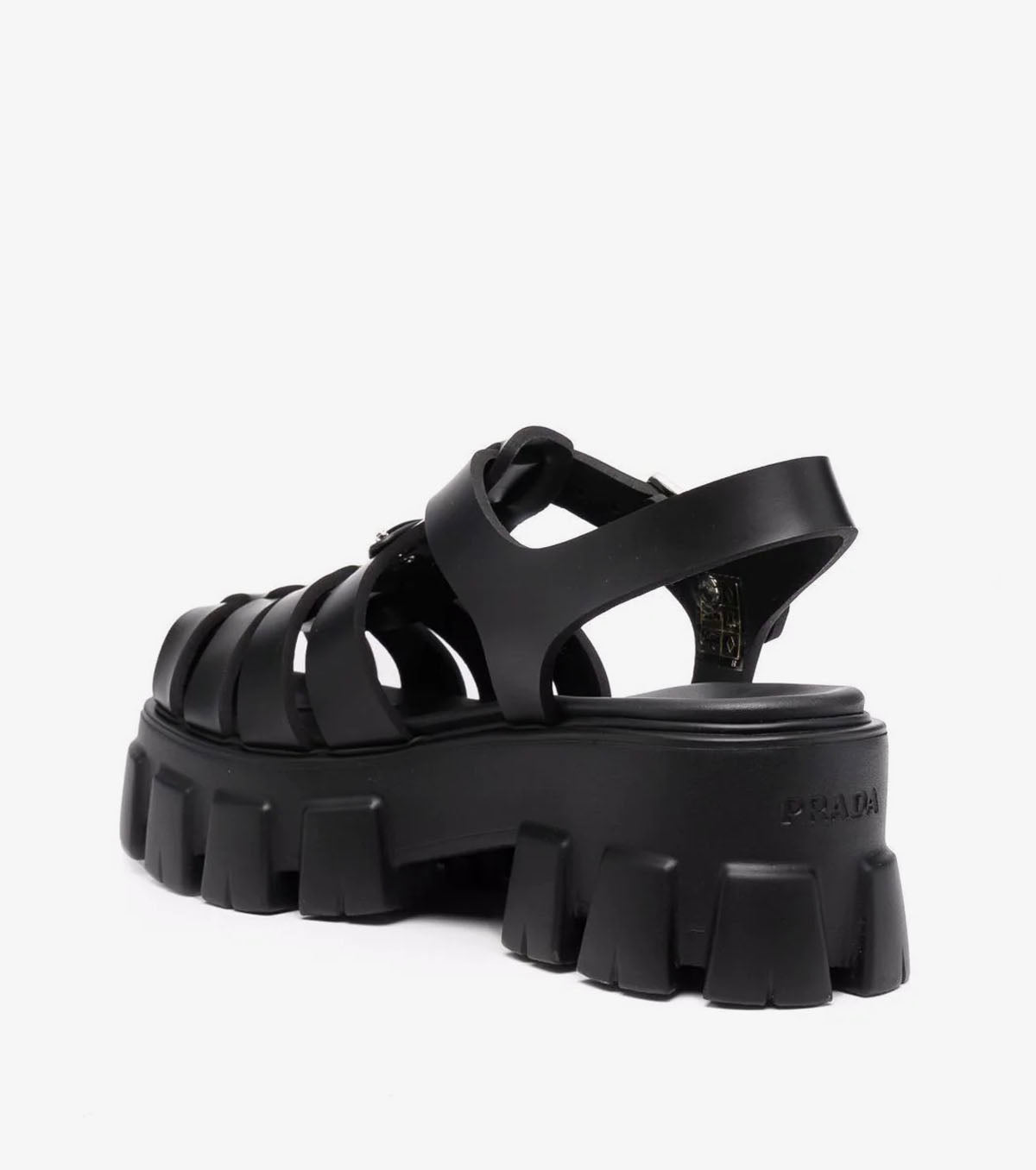 Foam triangle-logo sandals