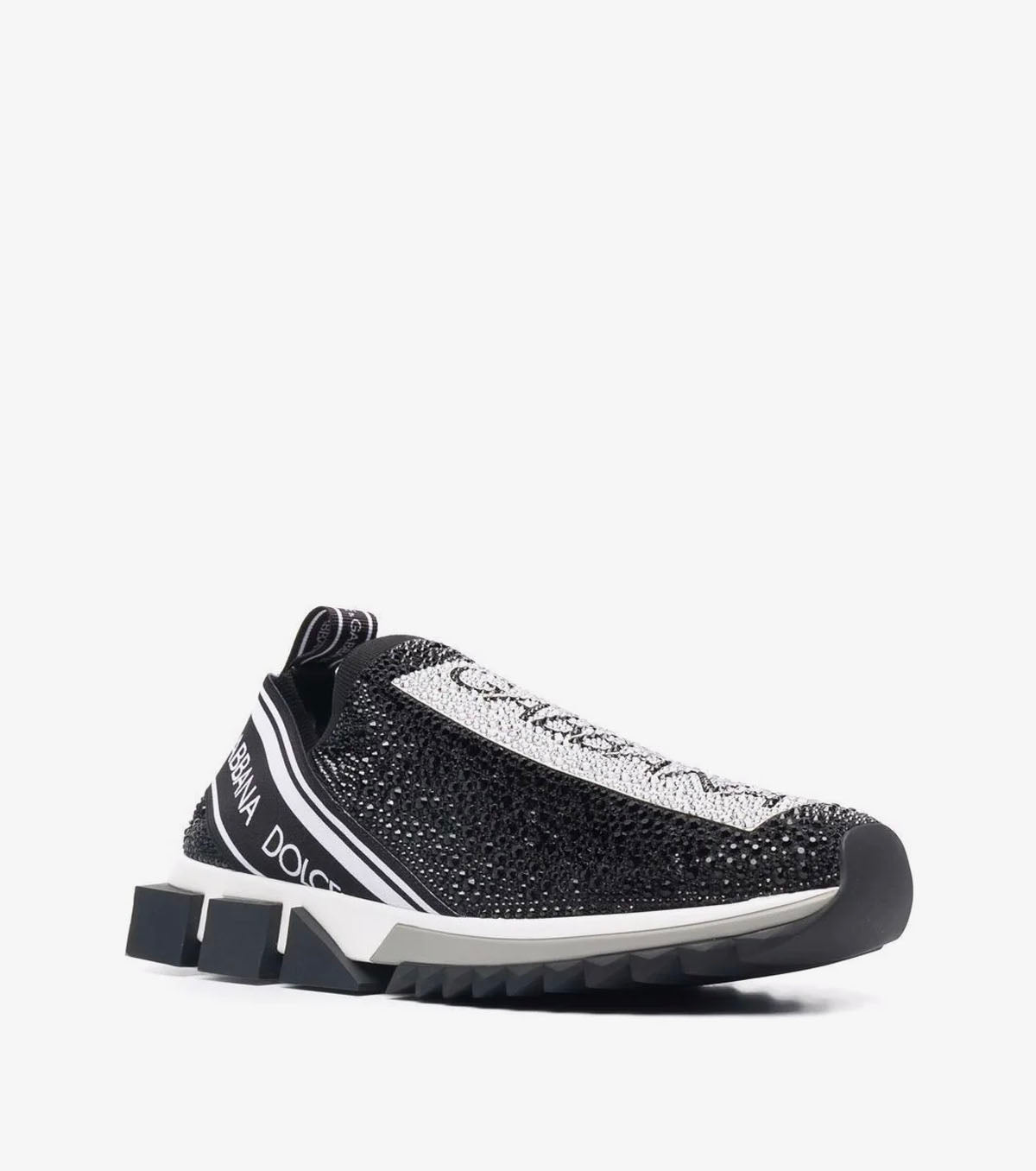 Sorrento crystal-embellished sock