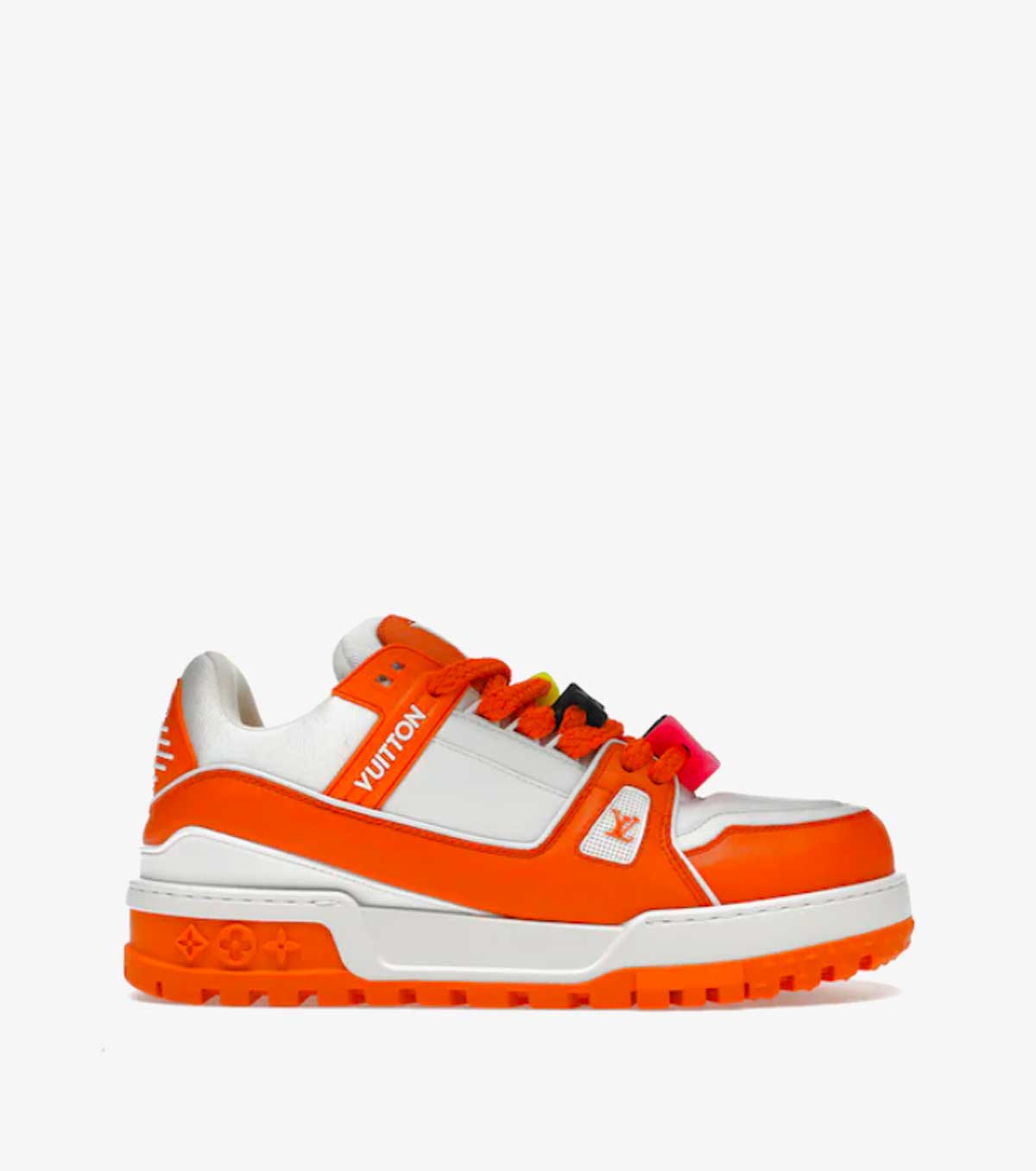 Trainer Maxi Orange White