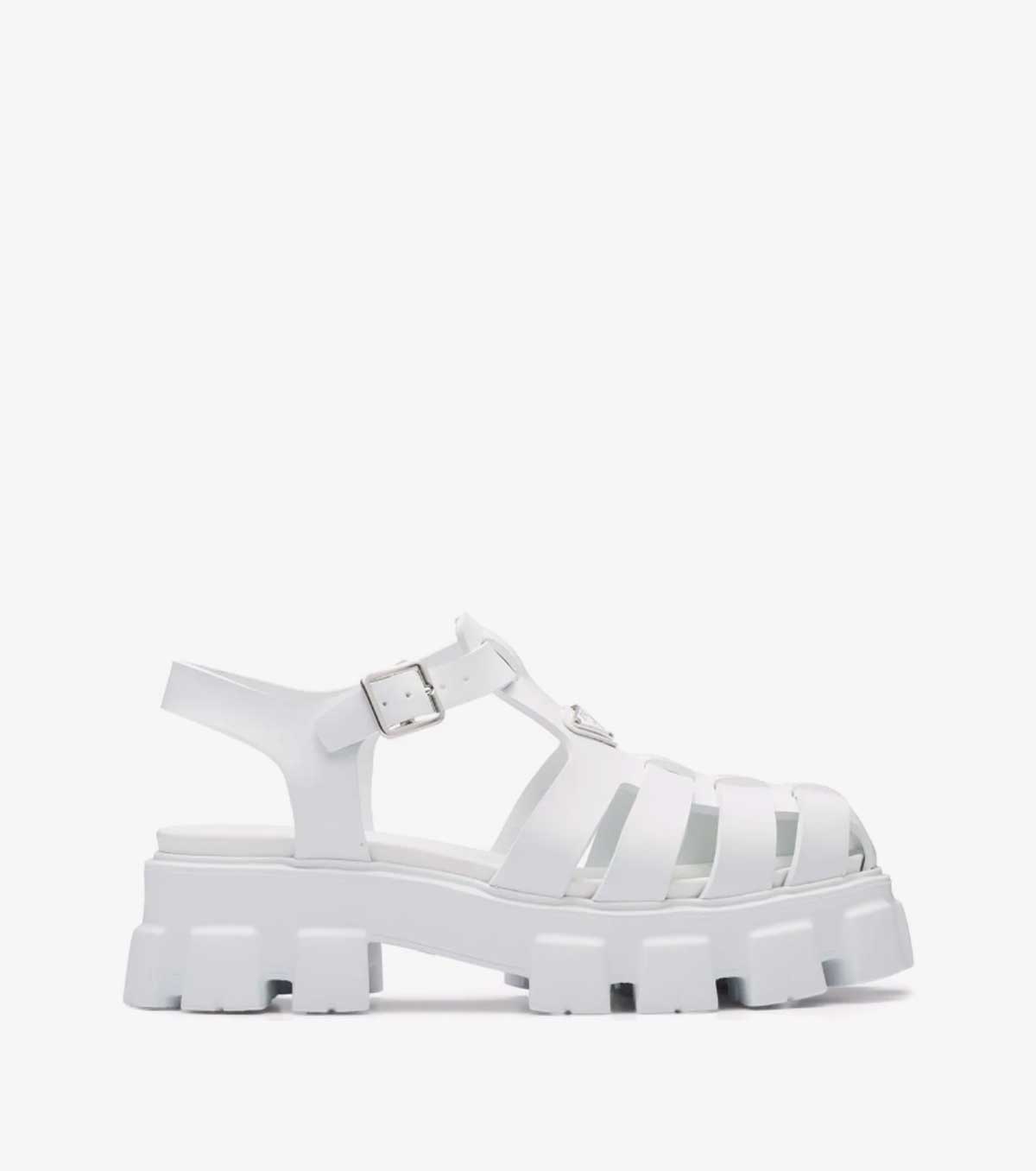 triangle-logo fisherman sandals