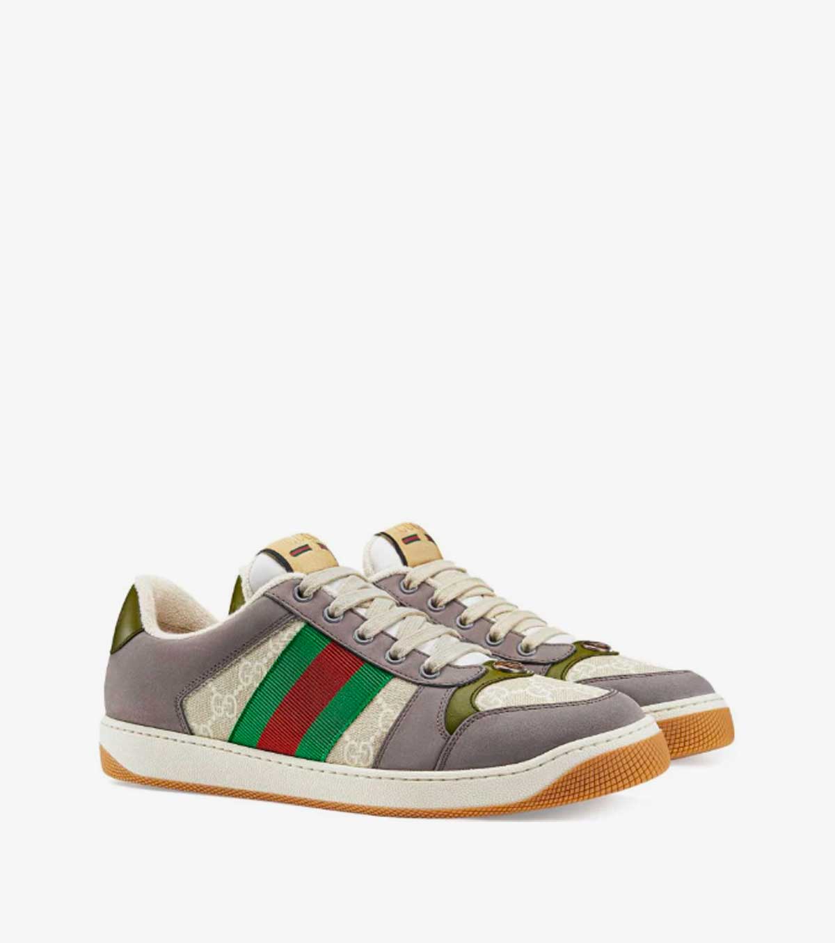 Screener logo-patch sneakers
