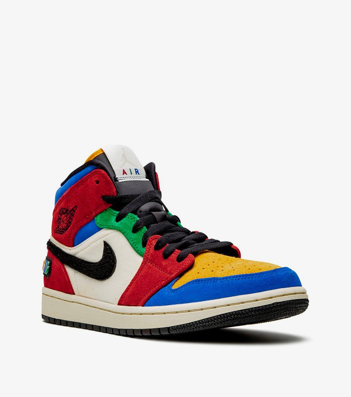 Air Jordan 1 Mid blue the great - fearless