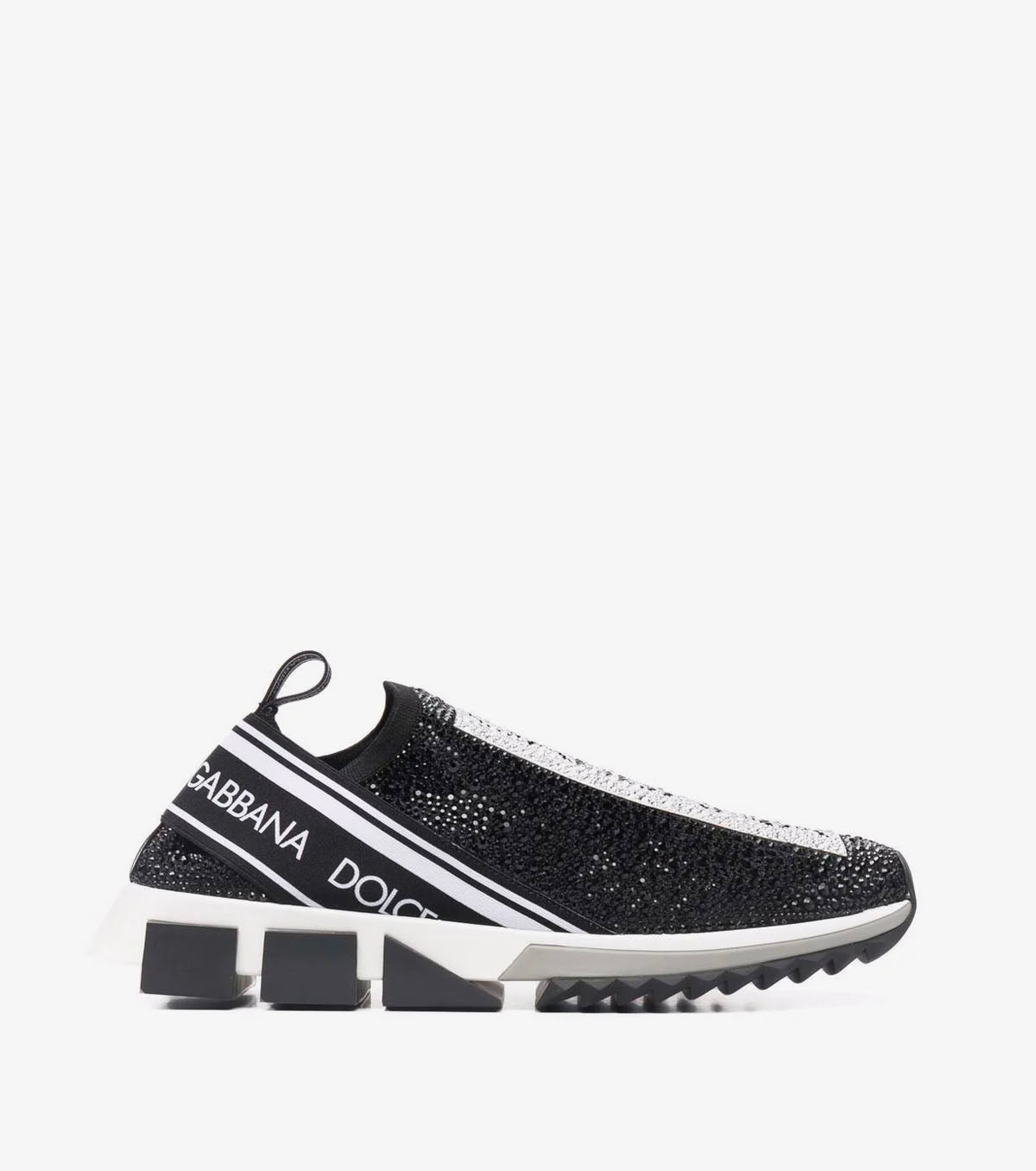 Sorrento crystal-embellished sock