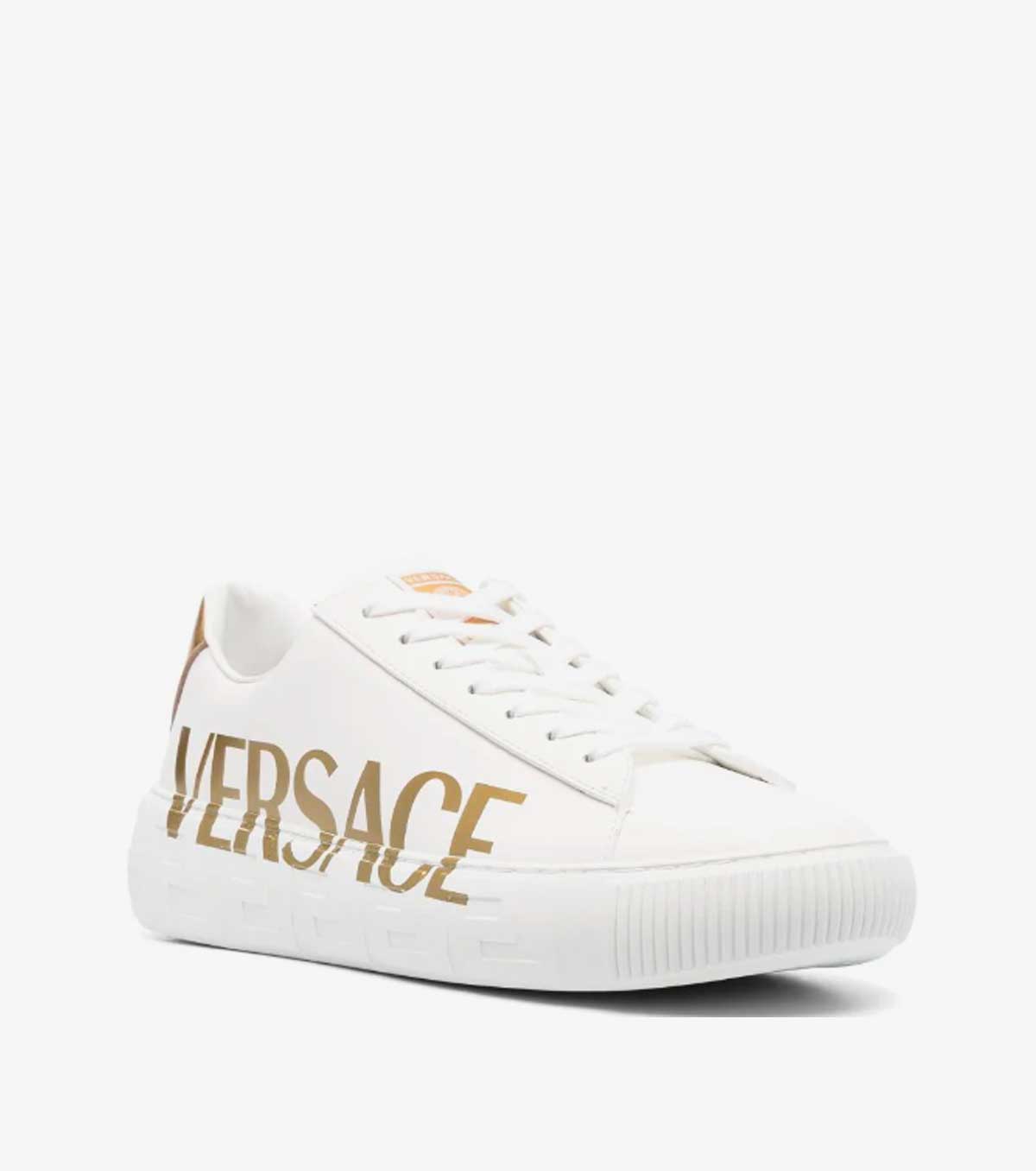 La Greca logo-print low-top sneakers