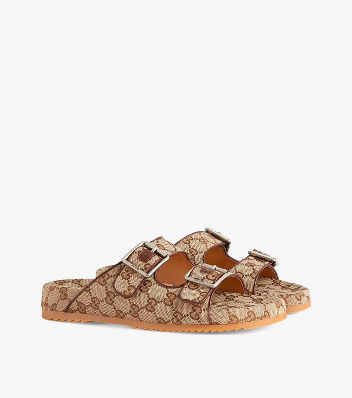 GG Supreme-print mule sandals
