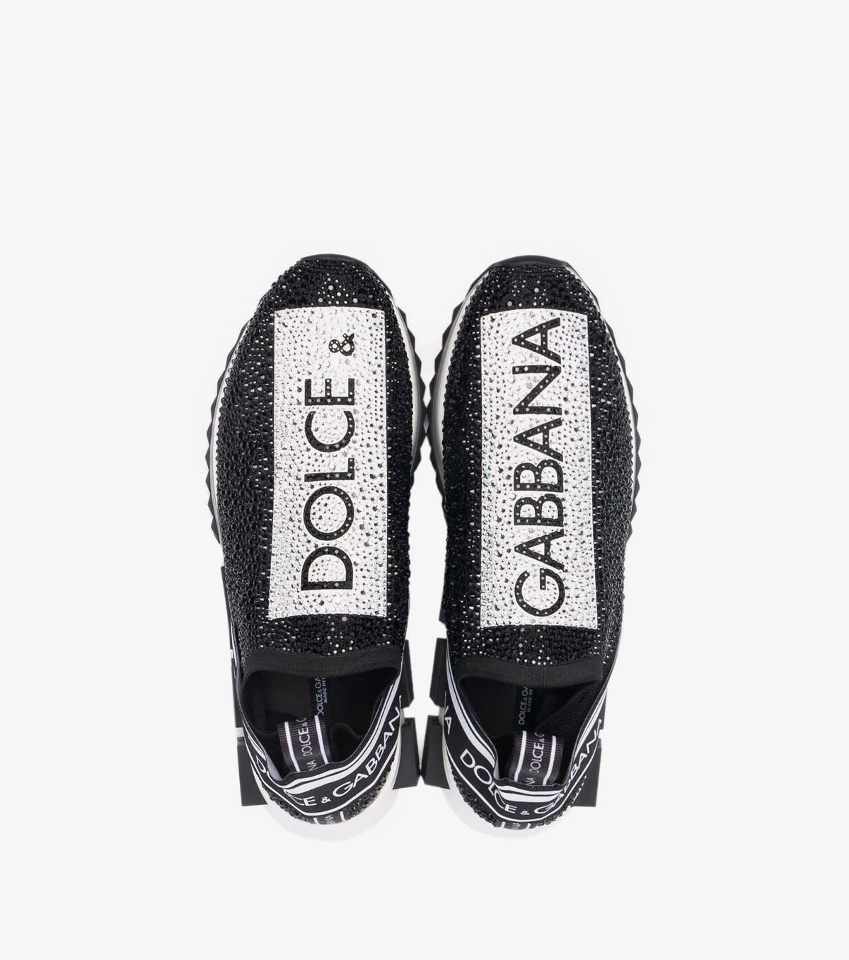 Sorrento crystal-embellished sock