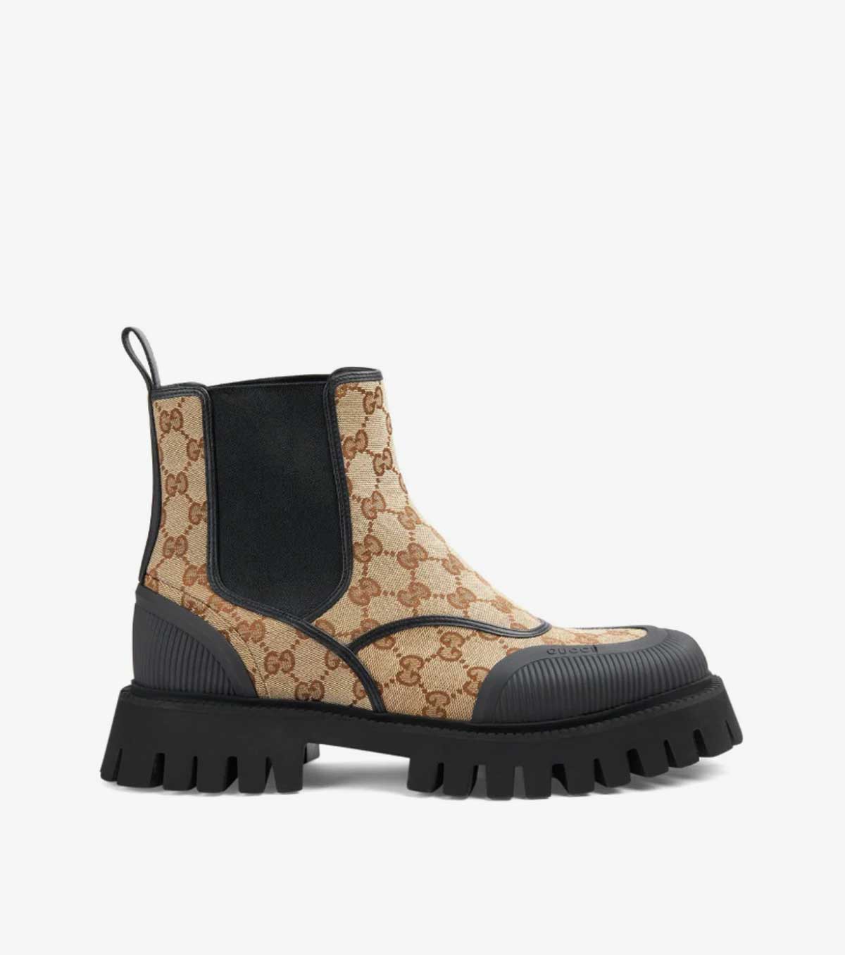 GG canvas Chelsea boots
