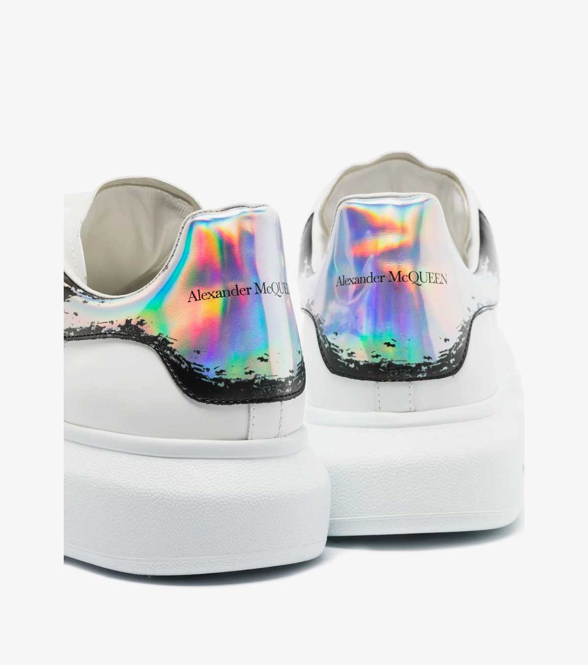 Oversized lace-up low-top