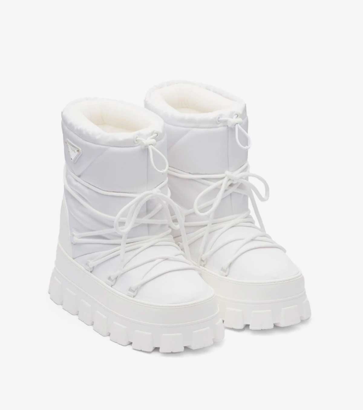 Nylon gabardine après ski boots