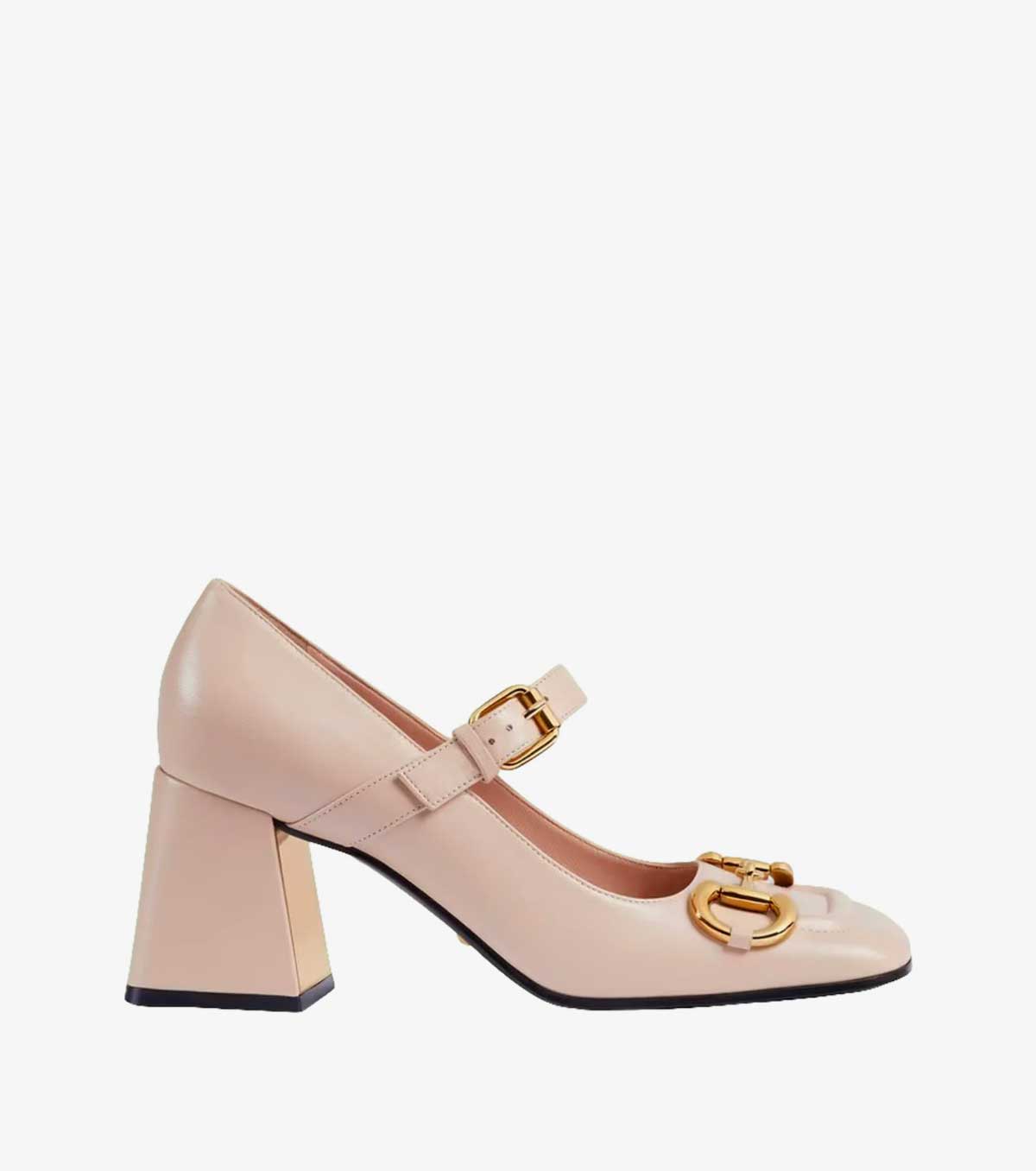 Horsebit Strap 75mm Pump