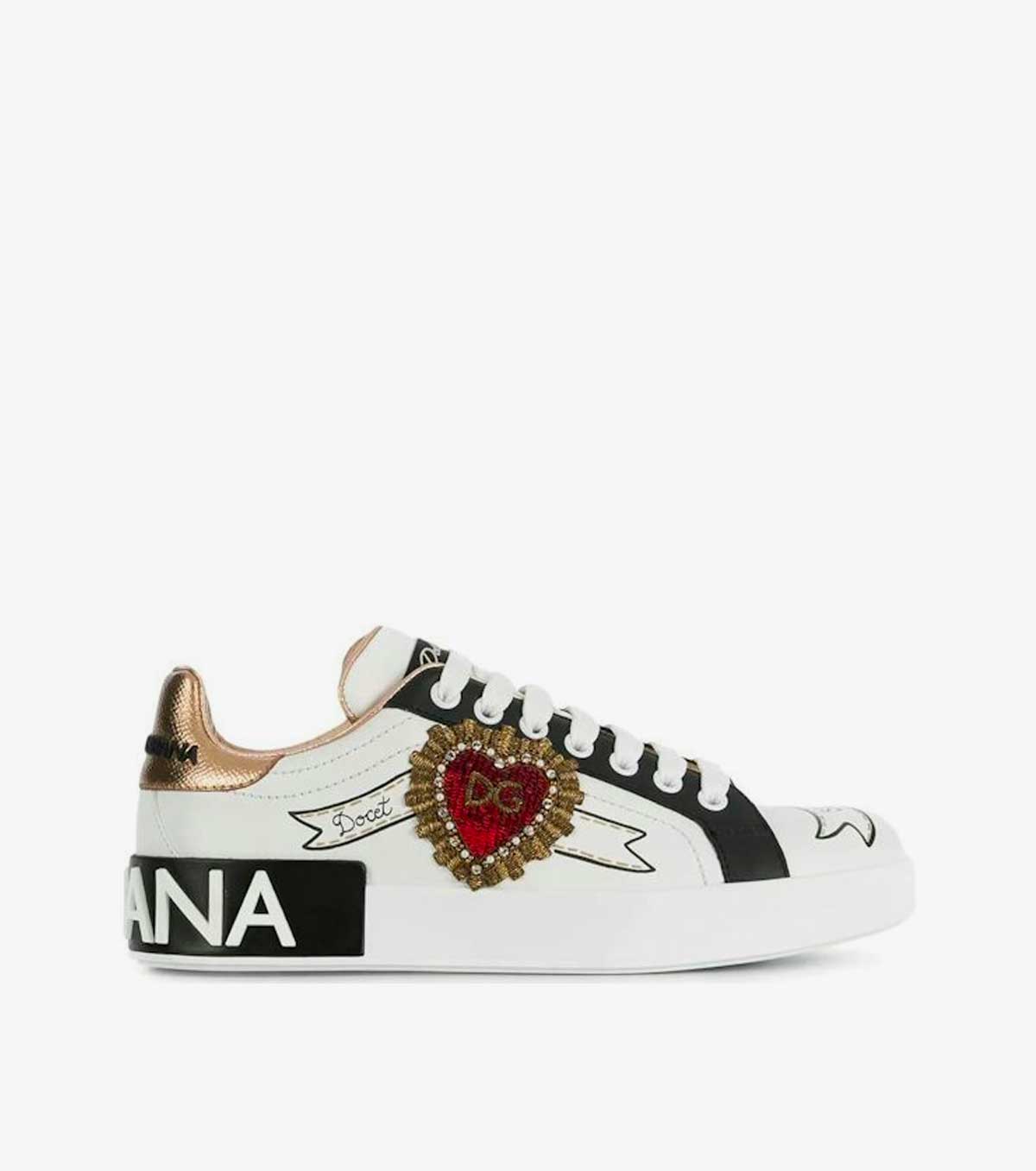 Portofino Embroidered White Heart