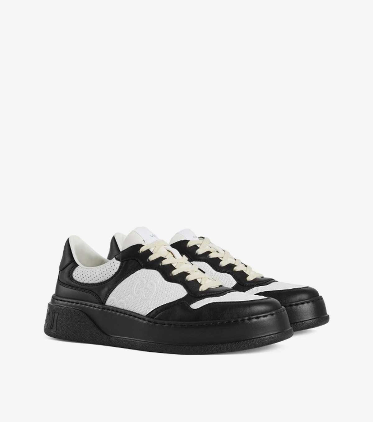 GG embossed low-top sneakers