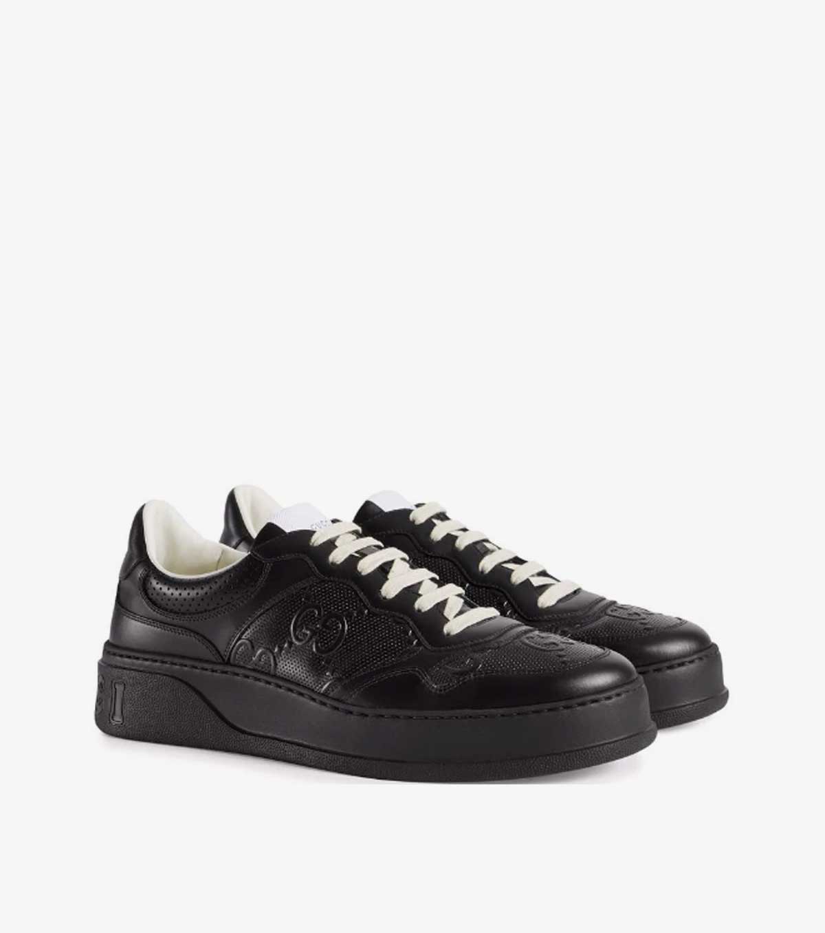 GG embossed low-top sneakers