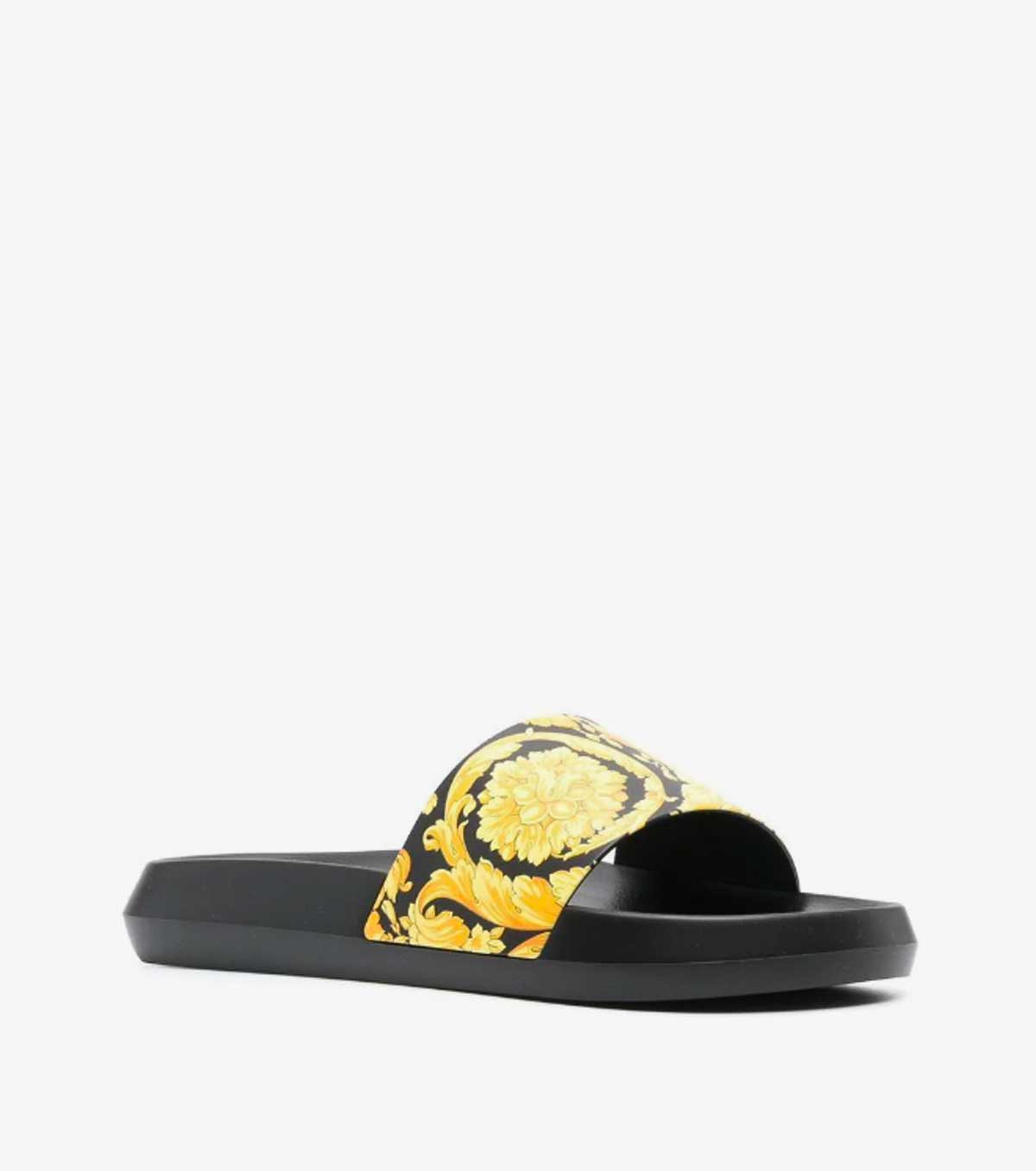 baroque-print pool slides