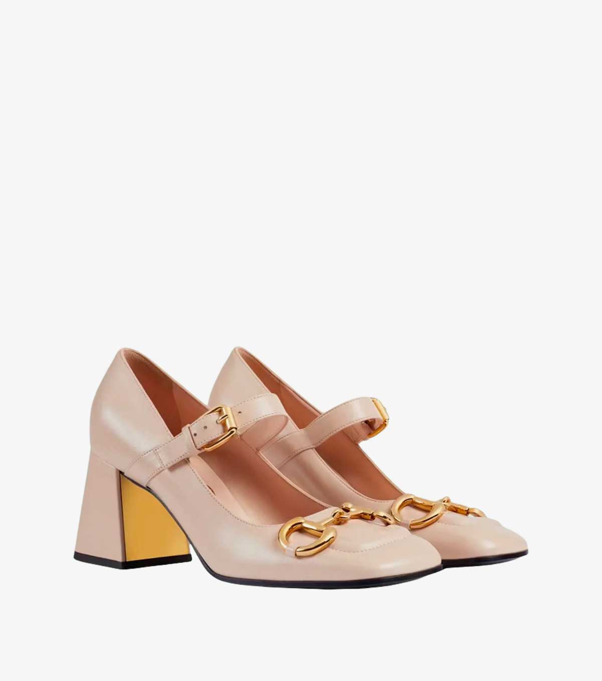 Horsebit Strap 75mm Pump