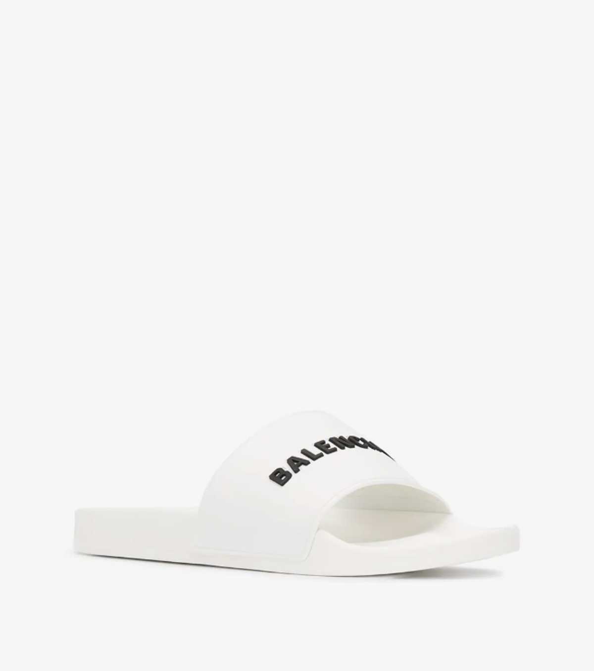 logo embossed pool slides