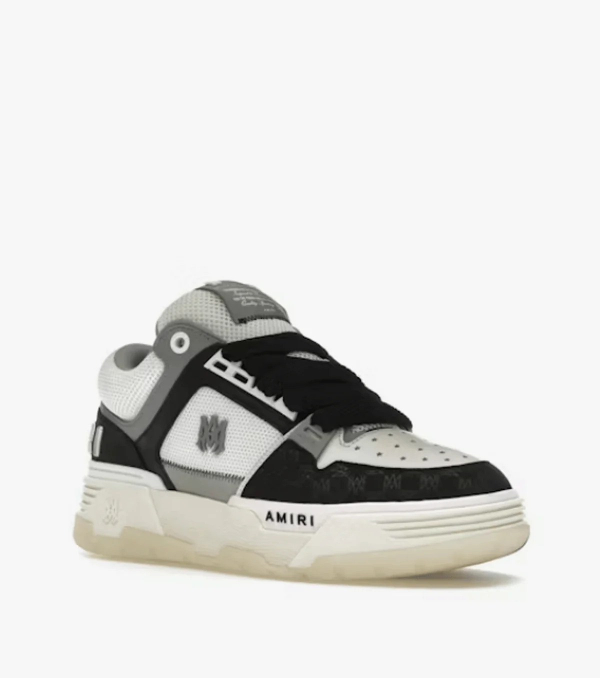 MA-1 White Black Quad Monogram Debossed