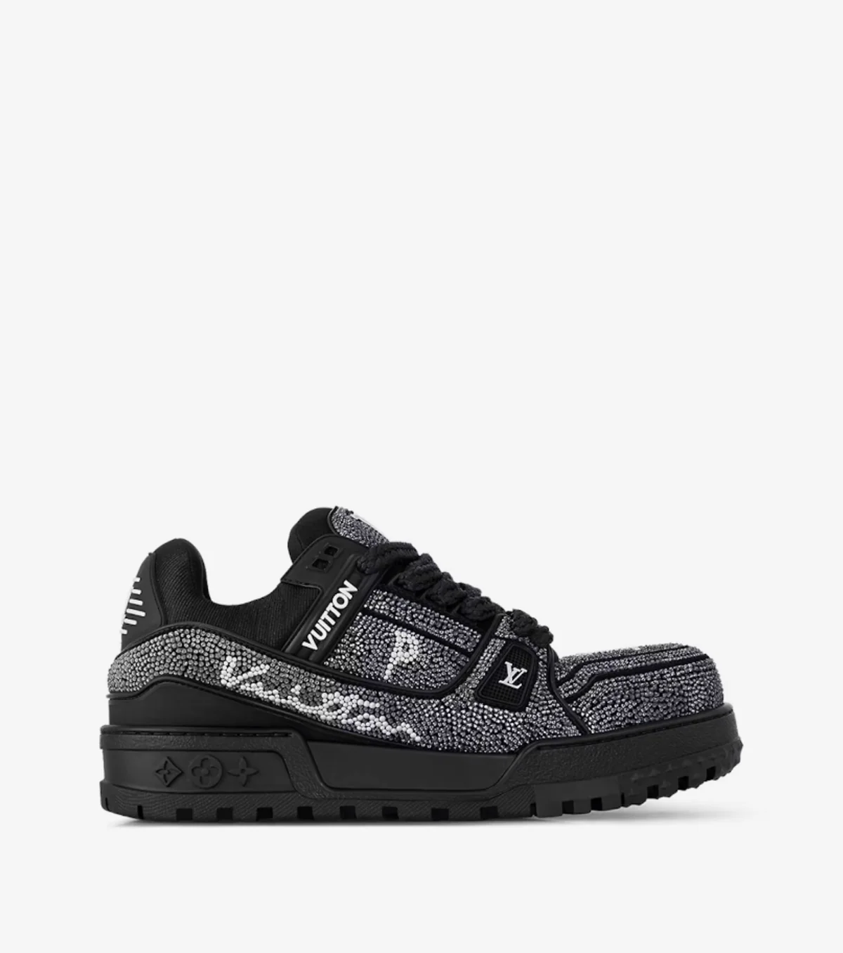 Trainer Maxi Black Swarovksi Crystals