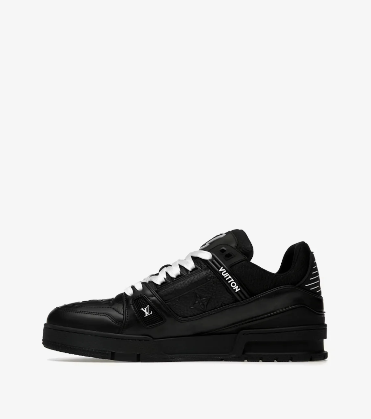 Trainer Black Embossed Monogram