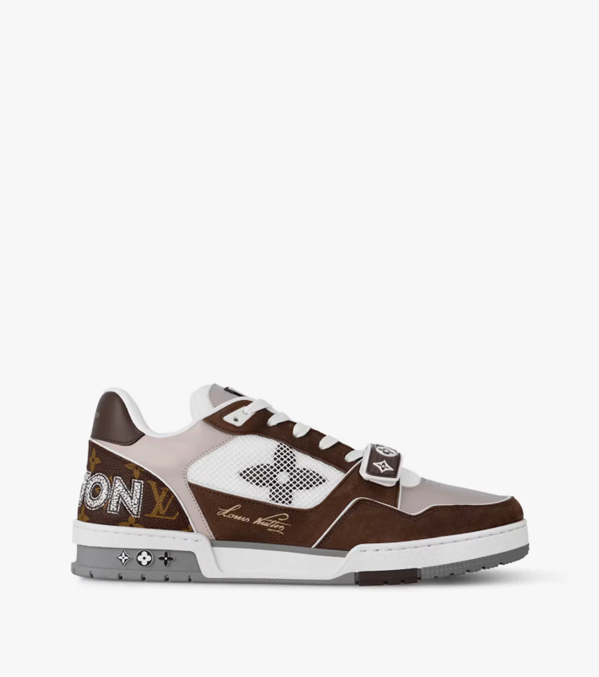 Trainer Brown Beige White