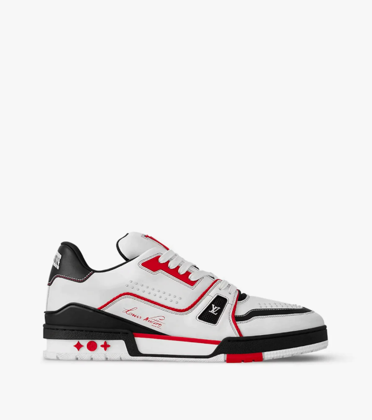 Trainer White Red Black