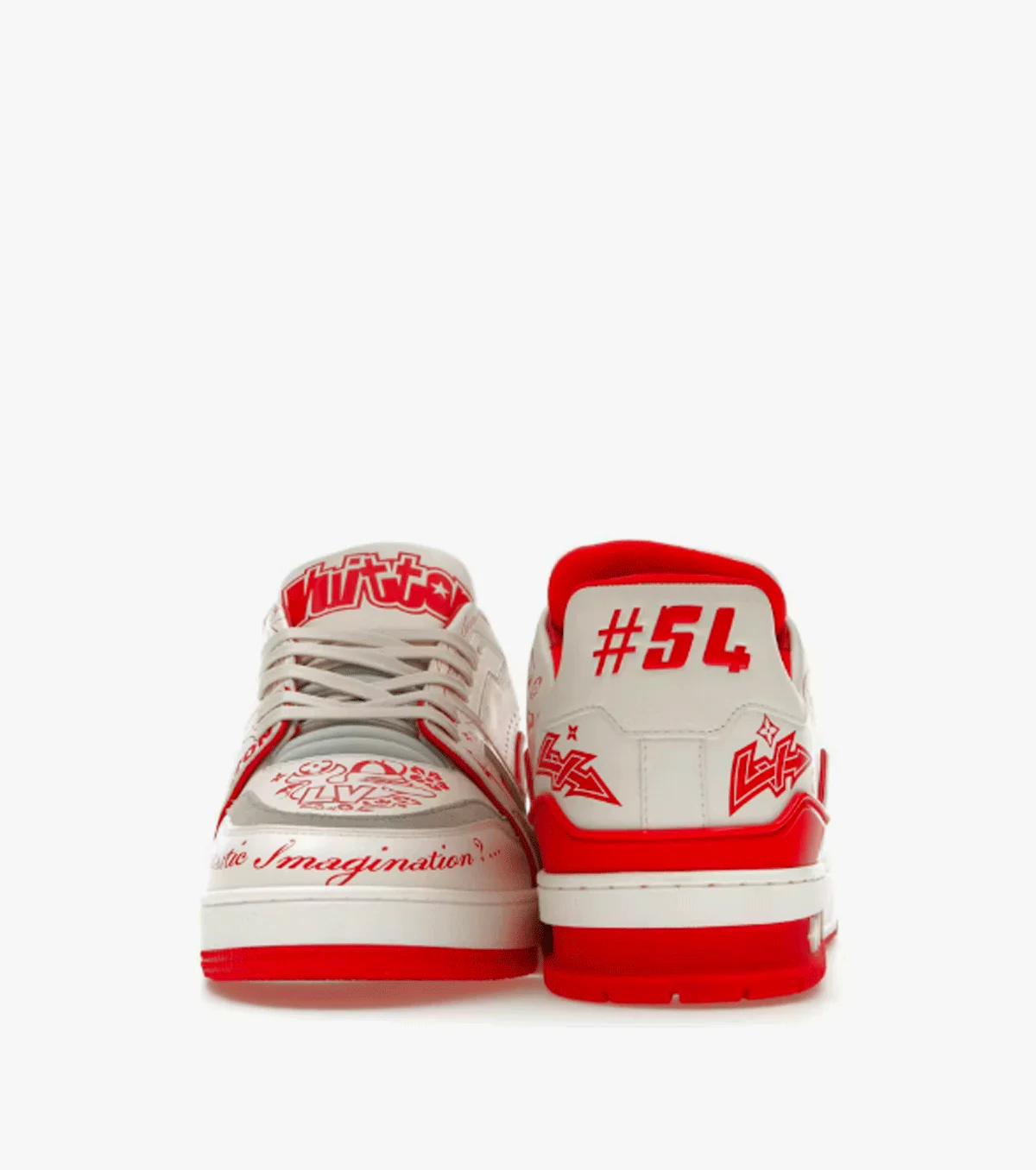 Trainer Graffiti White Red