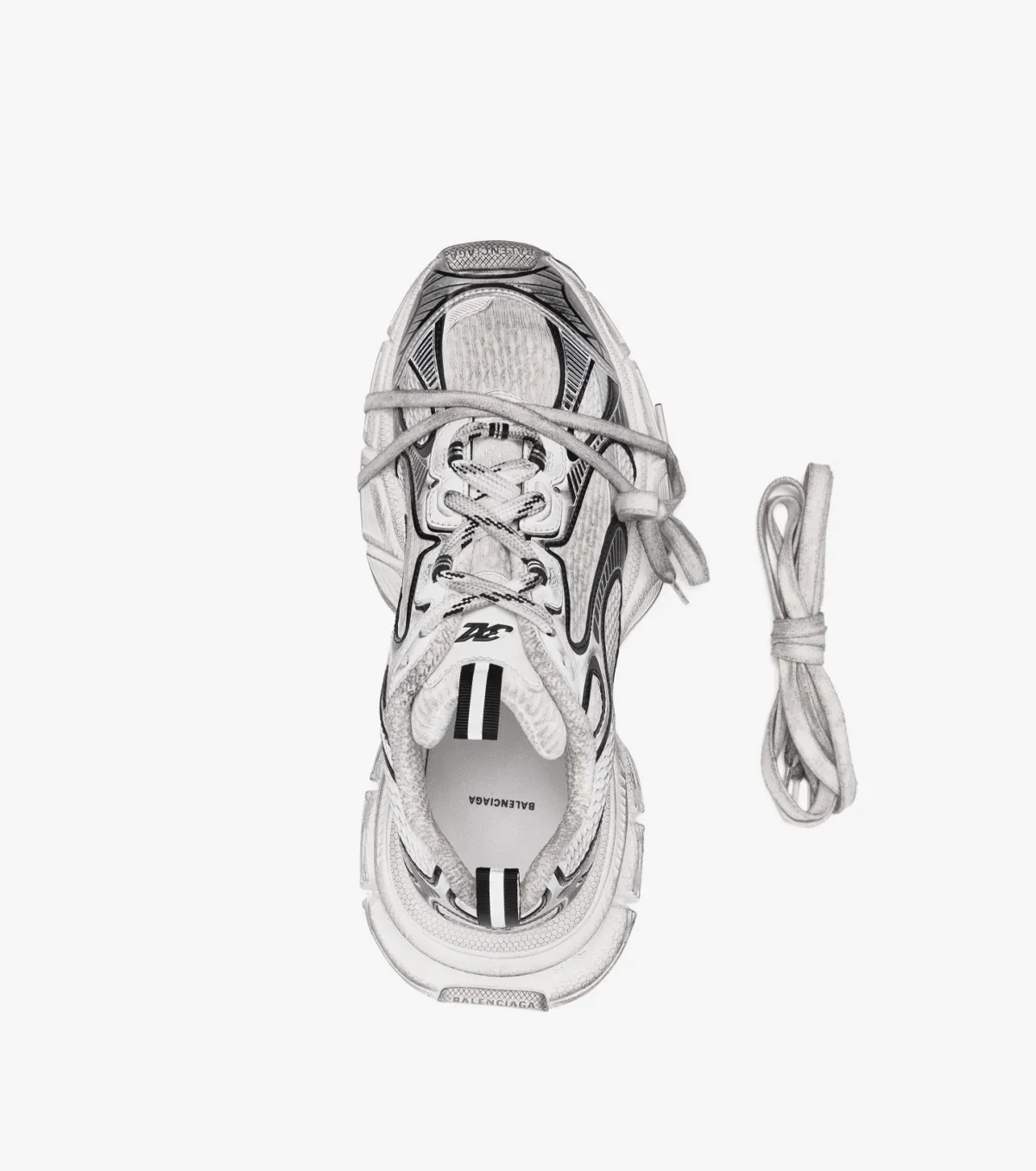 3XL panelled sneakers