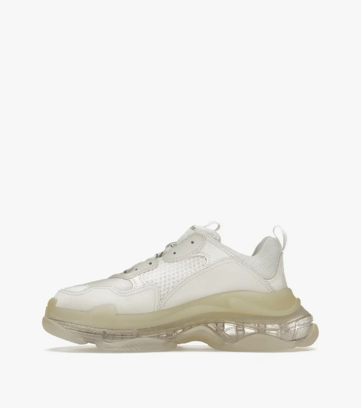 Triple S Clear Sole White