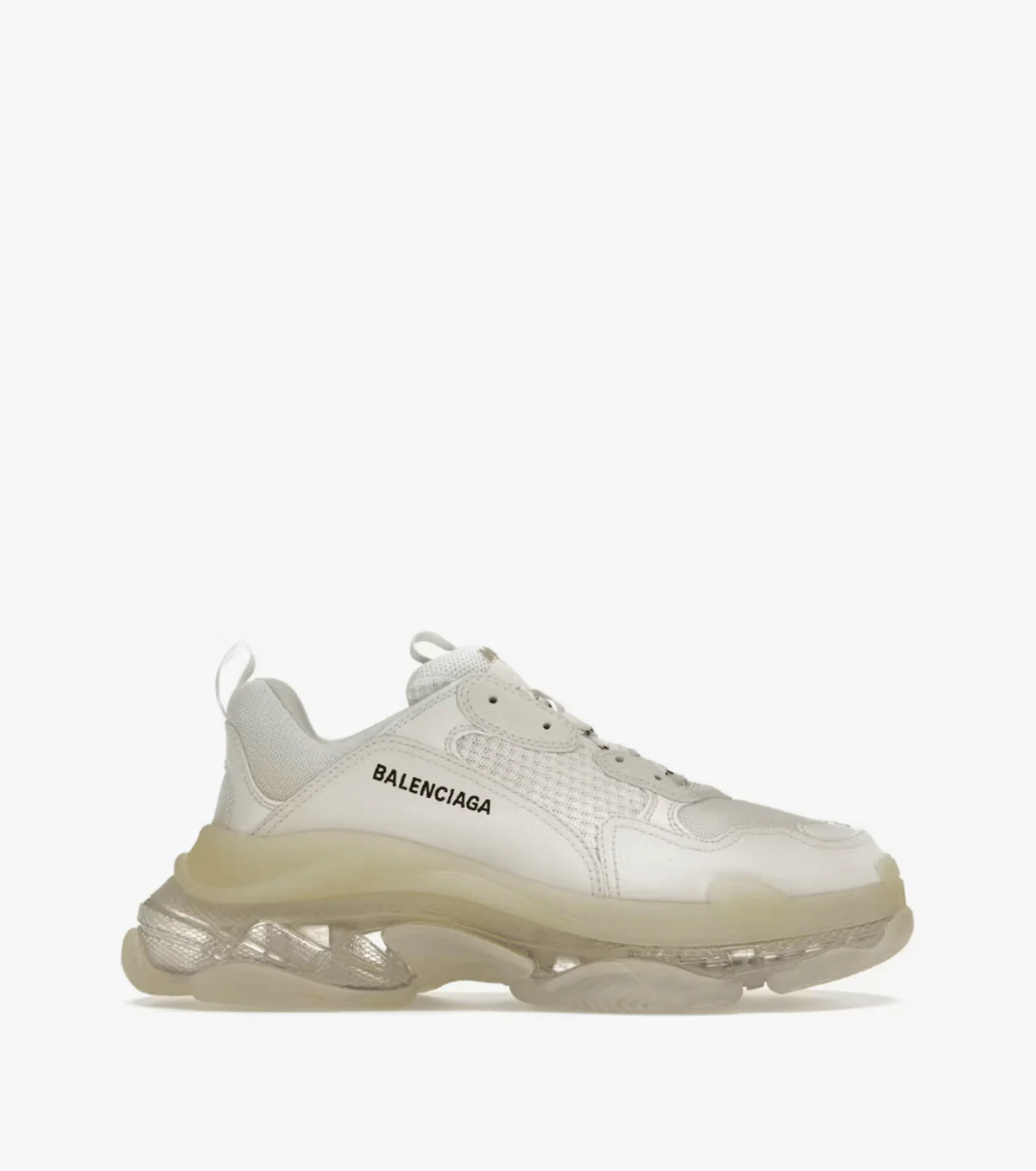 Triple S Clear Sole White