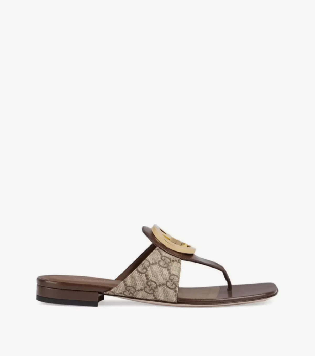 Blondie Thong Canvas Sandals Ebony