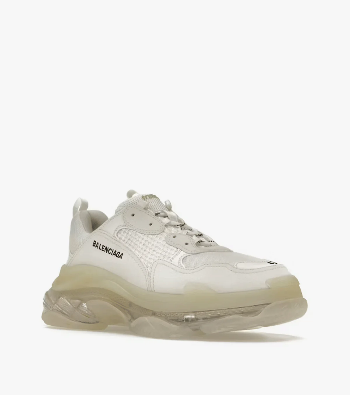 Triple S Clear Sole White