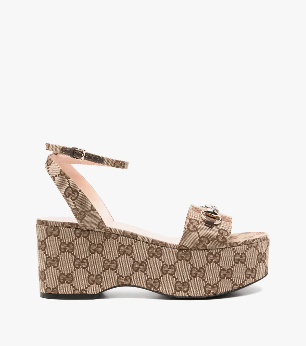 75mm Horsebit flatform sandals