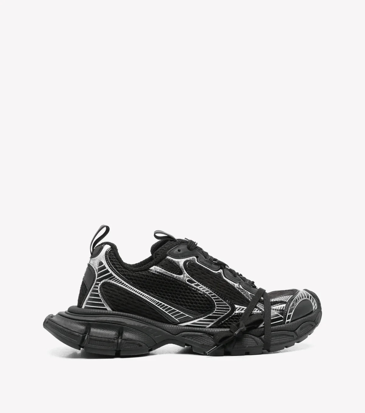 3XL panelled sneakers