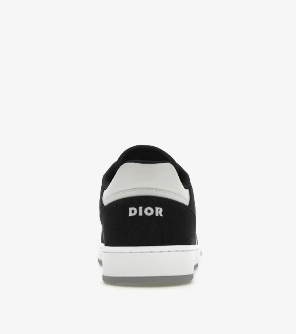 B27 Low White Black Denim