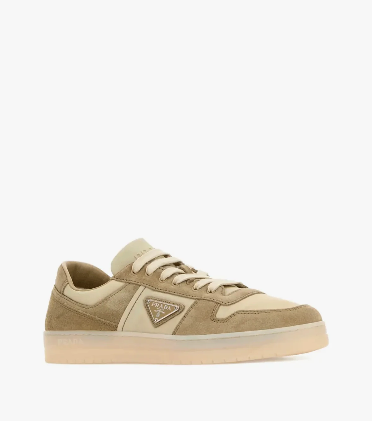 Downtown suede-panelled sneakers