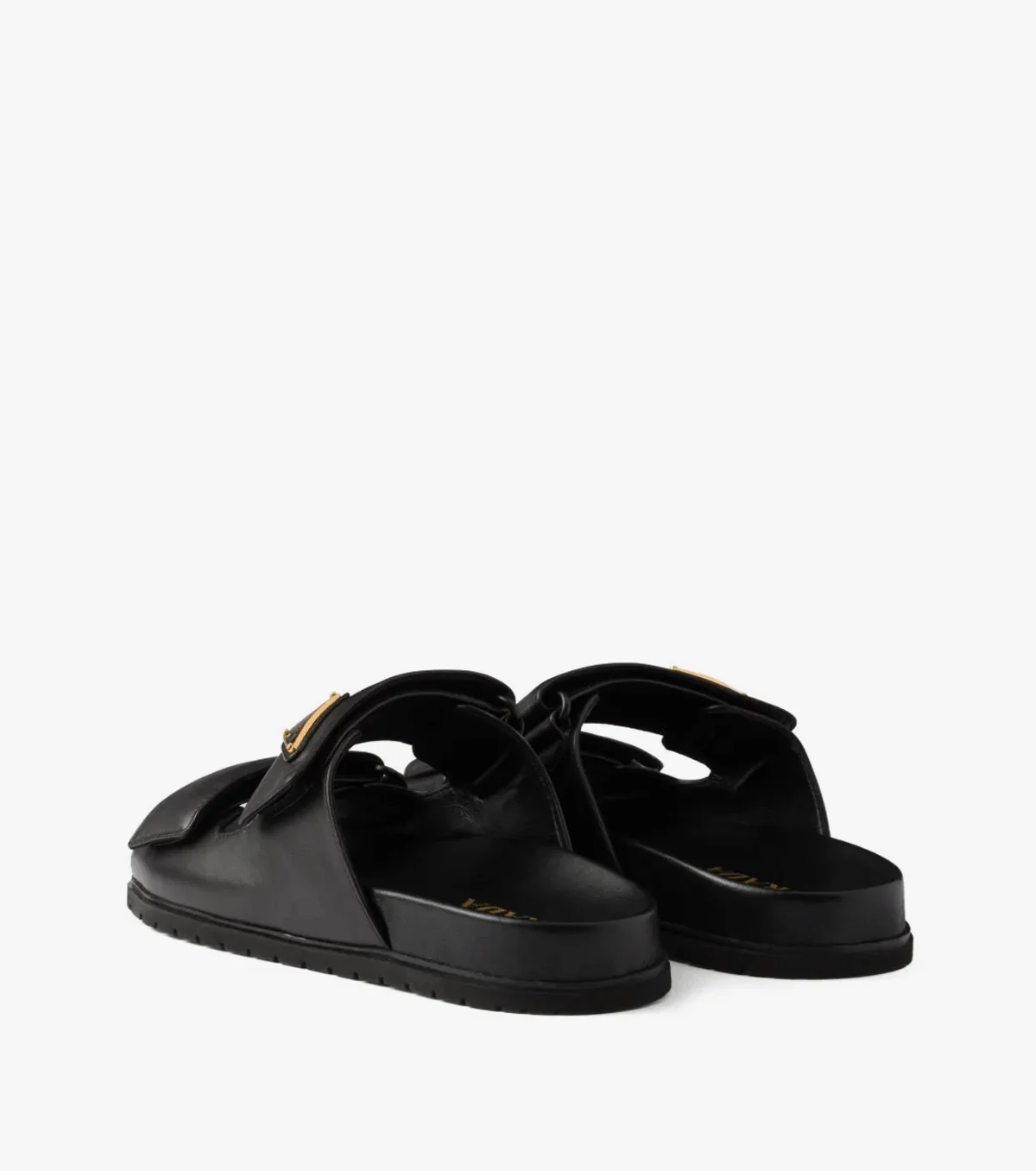 touch-strap leather sandals