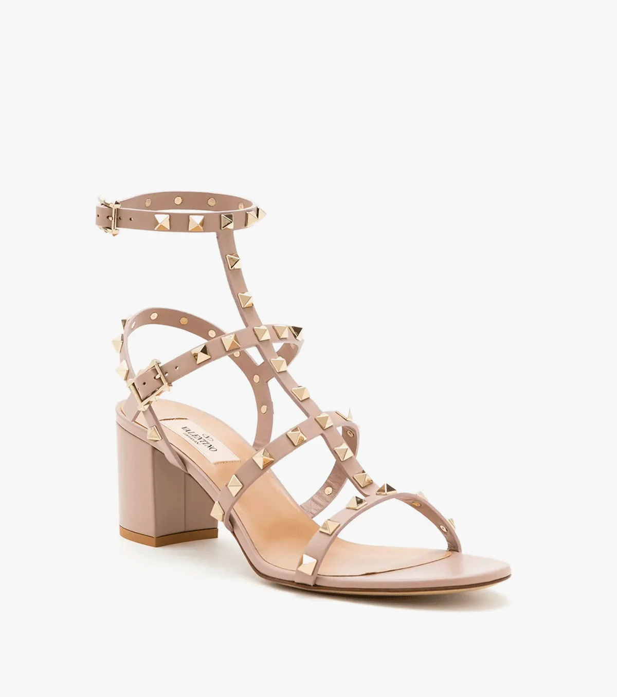 Rockstud 60mm ankle-strap sandals