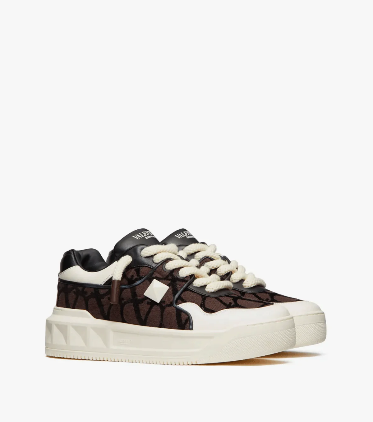 One Stud XL leather sneakers