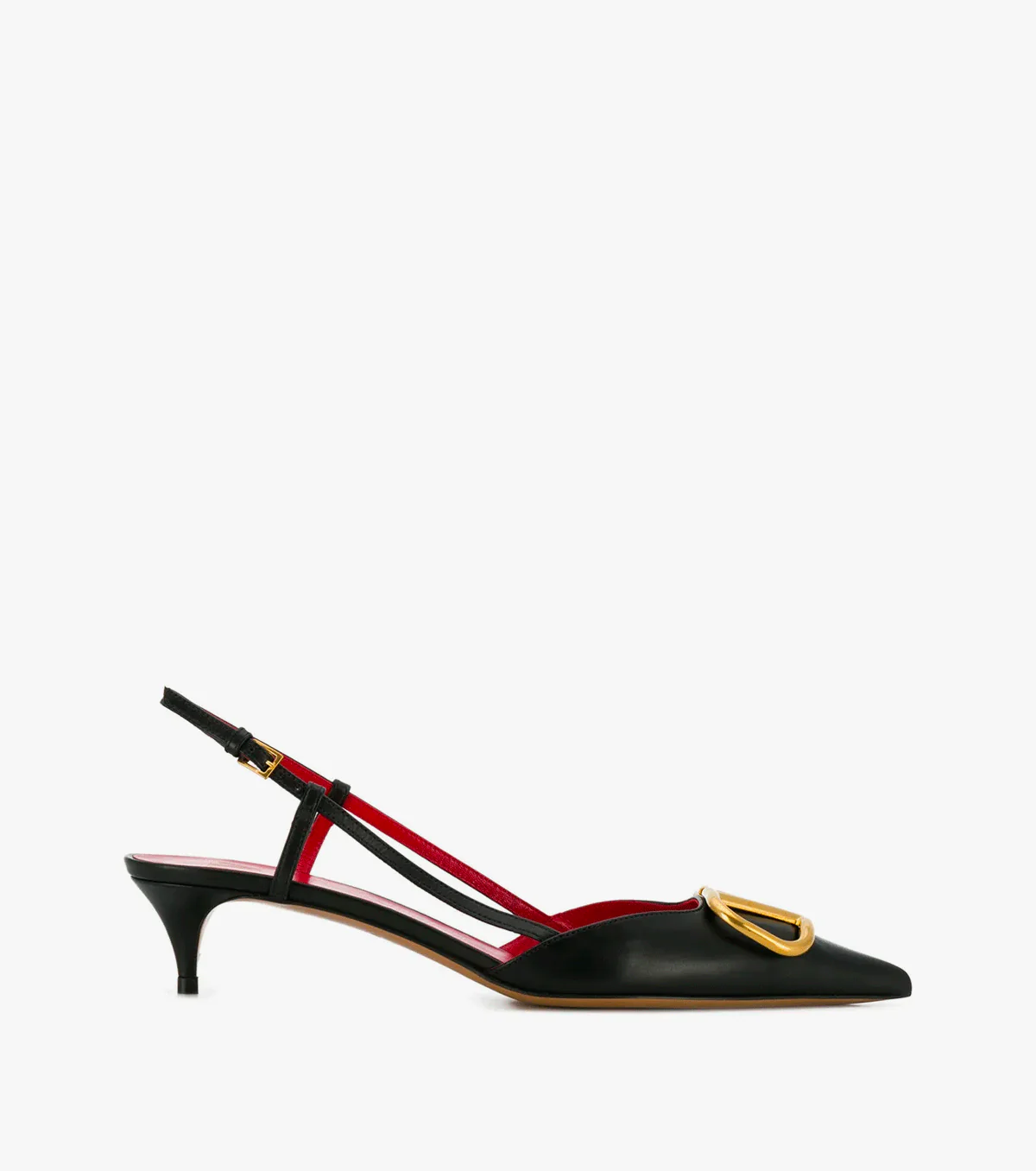 VLogo Signature 40mm slingback pumps