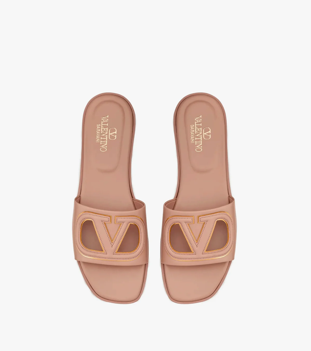 Vlogo Signature leather slides