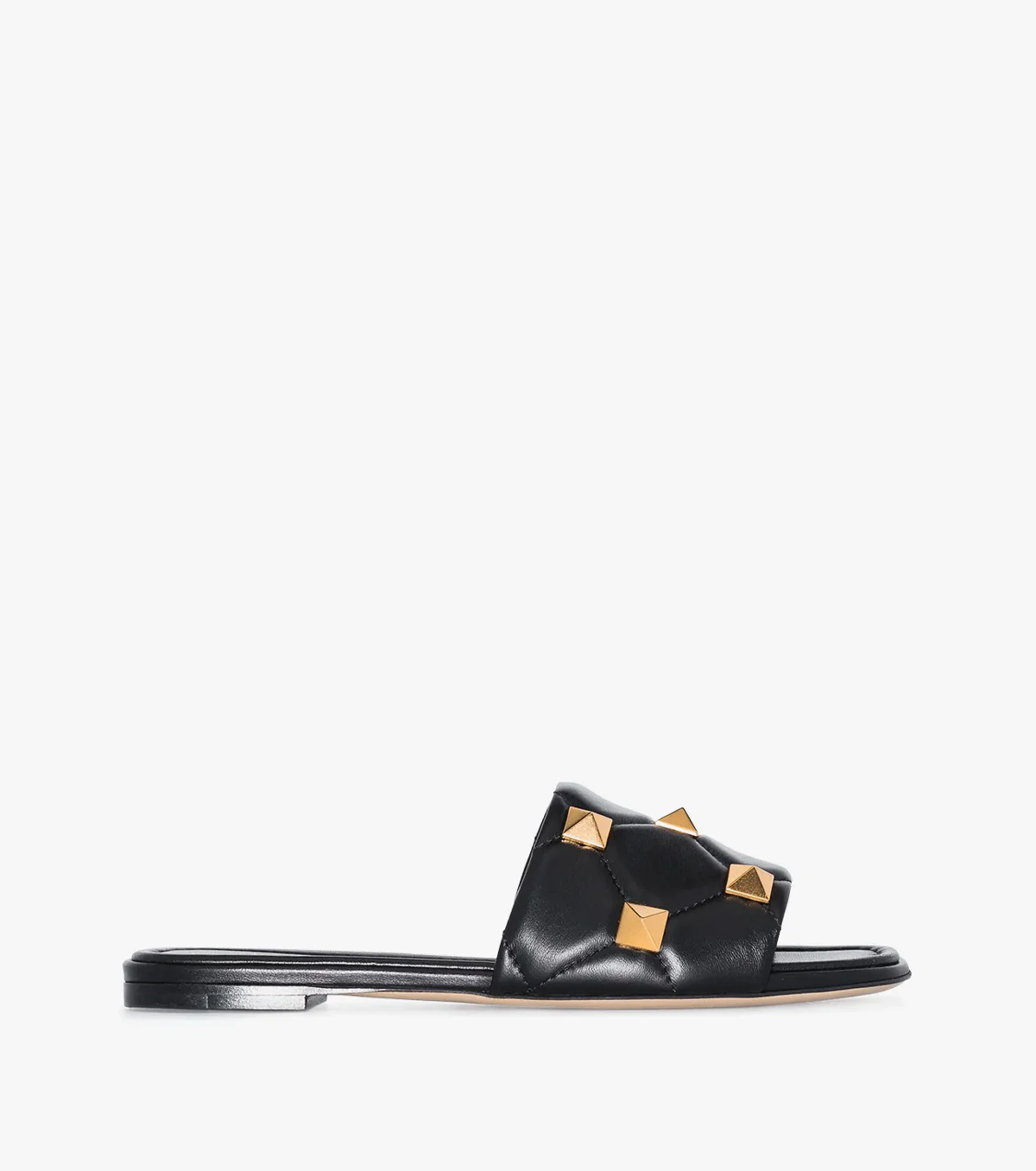 Roman Stud flat leather sandals