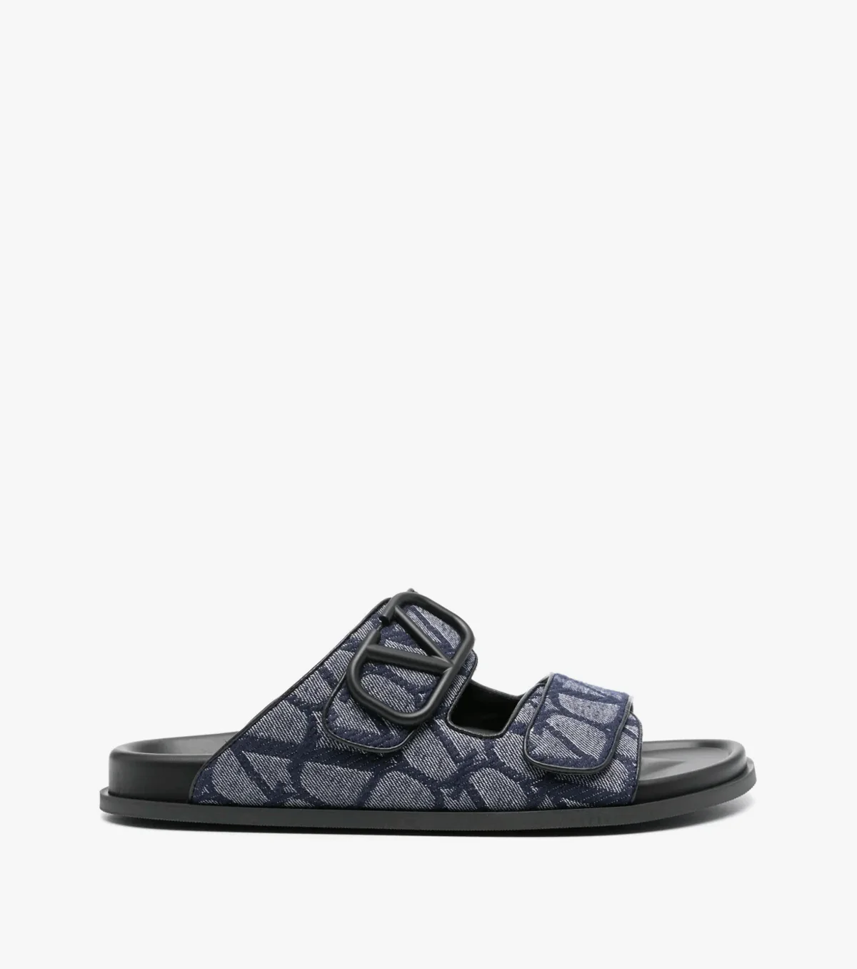 VLogo Signature denim sandals