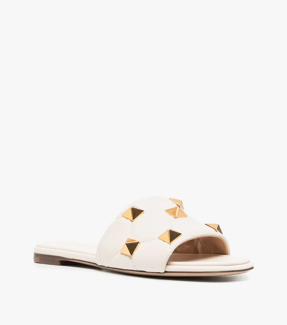 Roman Stud flat leather sandals
