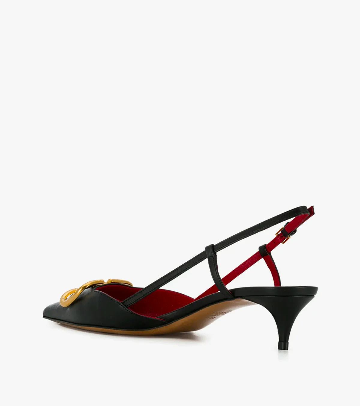 VLogo Signature 40mm slingback pumps