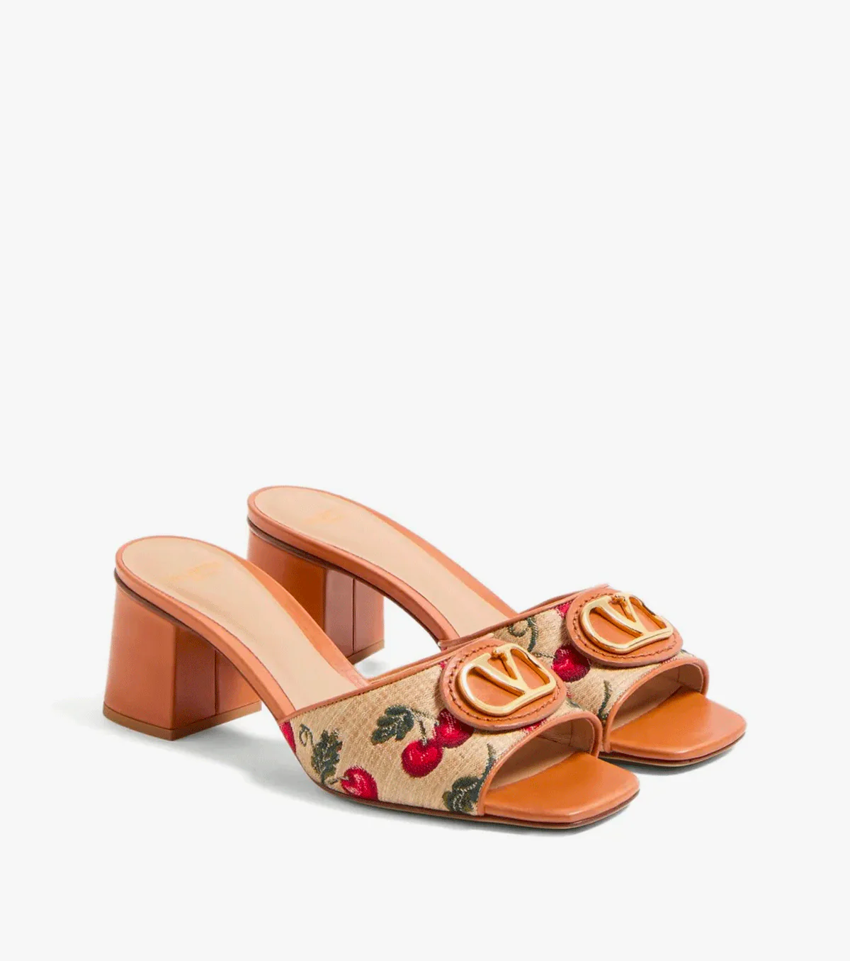 60mm VLogo Signature Cherryfic sandals