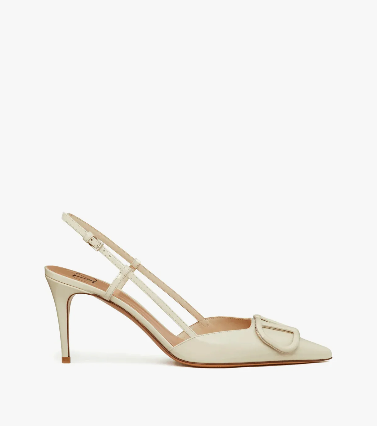 VLogo Signature slingback pumps