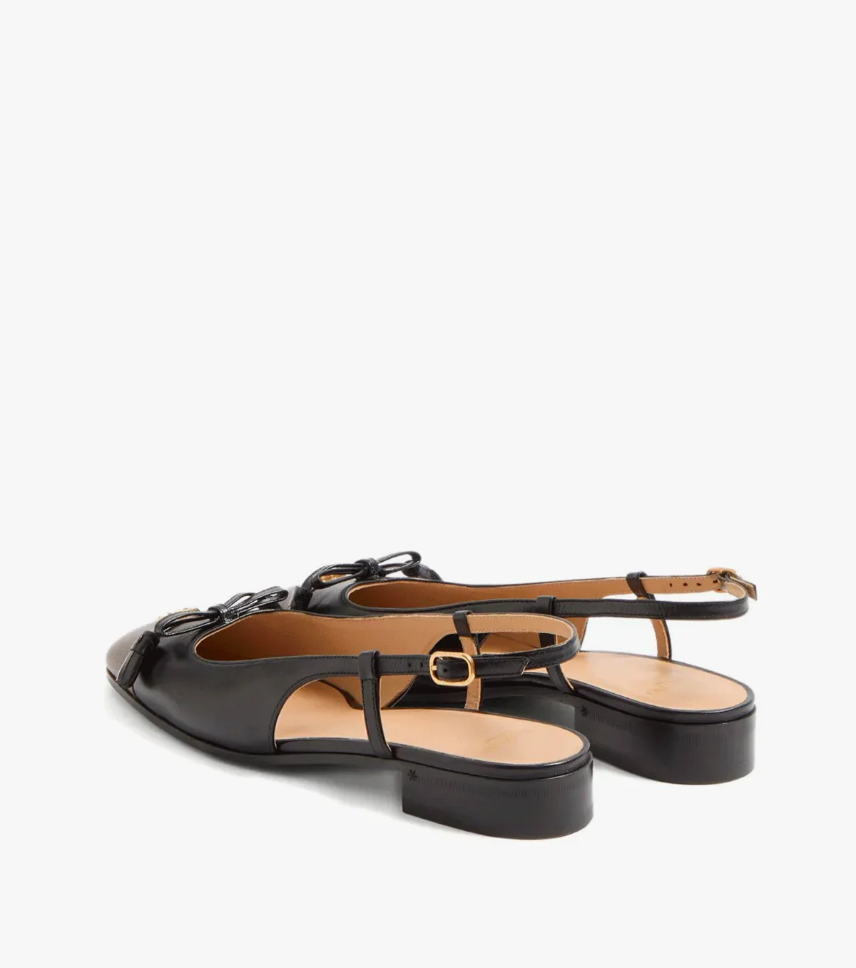 25mm Valet du Roi slingback ballet flats