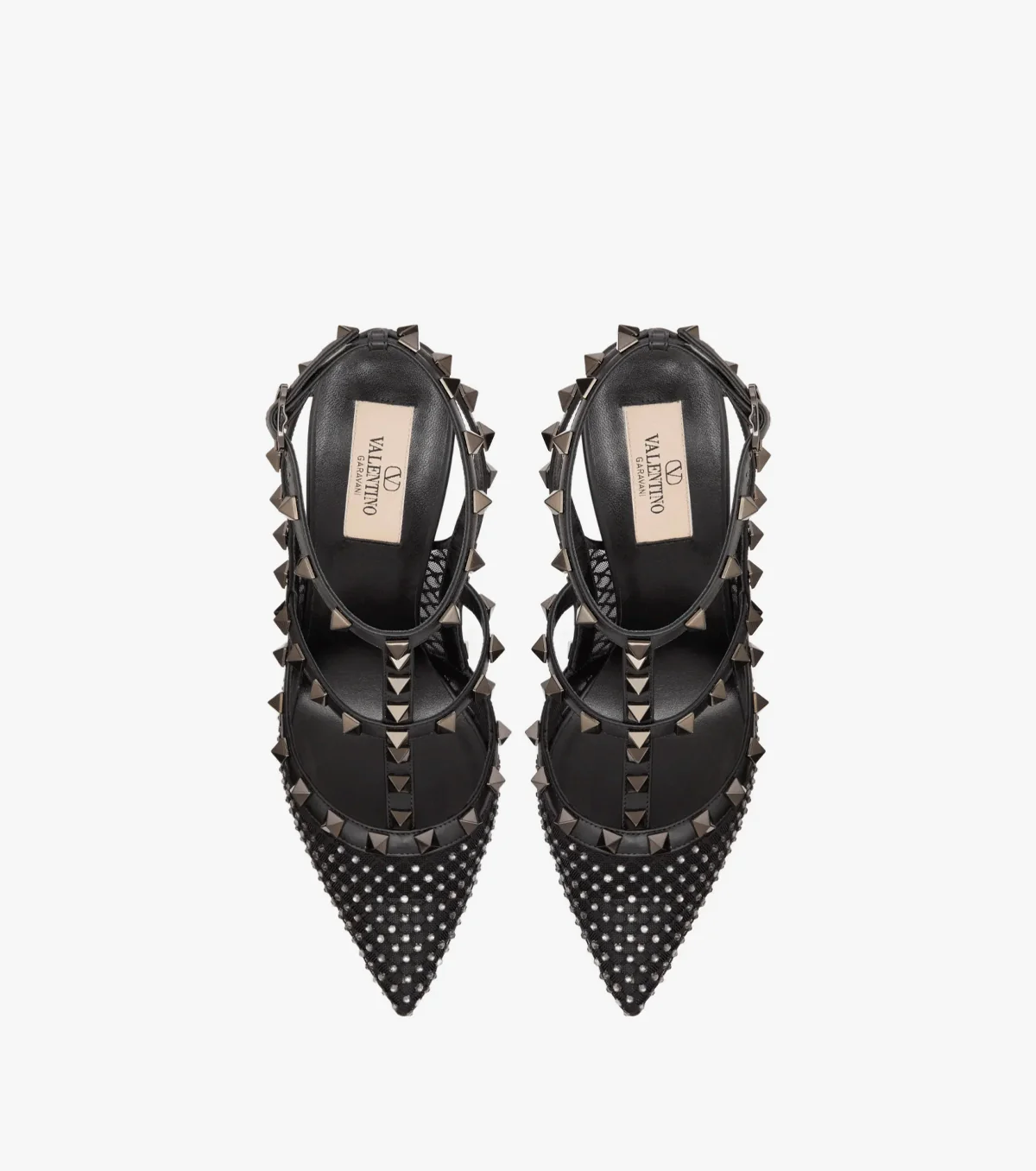 Rockstud 100mm rhinestone-embellished pumps
