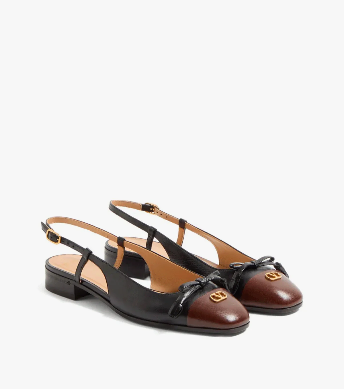 25mm Valet du Roi slingback ballet flats